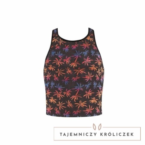 ANAIS MEN CHILL TOP XL czarny bezrękawnik z nadrukiem palm ANAIS MEN