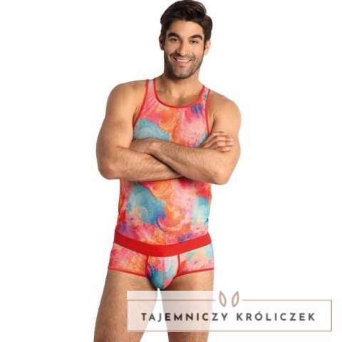 ANAIS MEN Falcon Top XL - męskie szorty lycra z nadrukiem bananow ANAIS MEN