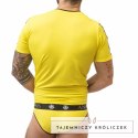 ANAIS MEN T-SHIRT TOKIO M żołty, oddychający, elastyczny materiał ANAIS MEN