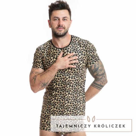ANAIS MEN T-shirt Mercury S mikrofibra z motywem zwierzęcym ANAIS MEN