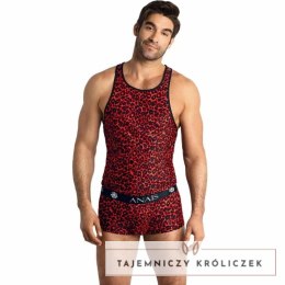 ANAIS MEN Top Tribal S czerwona mikrofibra bez rękawow ANAIS MEN