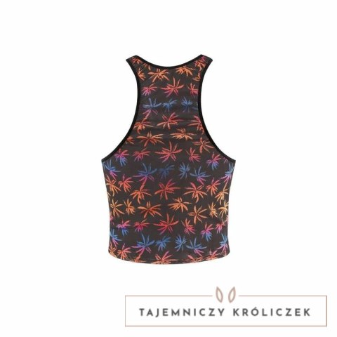 ANAIS Men CHILL Top S Czarny Tulle Kolorowy Nadruk Bezrękawnik ANAIS MEN
