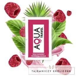 AQUA TRAVEL żel intymny na bazie wody dzika malina 6ml saszetka AQUA TRAVEL