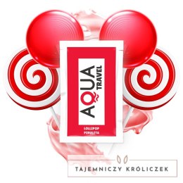 AQUA Travel Lollipop - Lubrykant wodny o smaku lizaka, 6 ml, podrożny AQUA TRAVEL