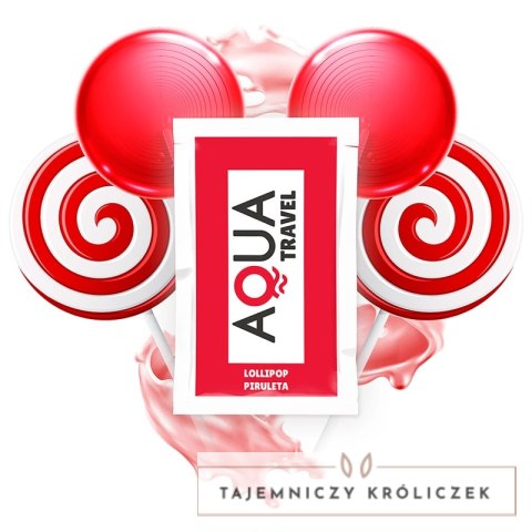 AQUA Travel Lollipop - Lubrykant wodny o smaku lizaka, 6 ml, podrożny AQUA TRAVEL