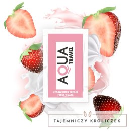 AQUA Travel Lubrykant wodny kremowo-truskawkowy 6 ml kompaktowy AQUA TRAVEL