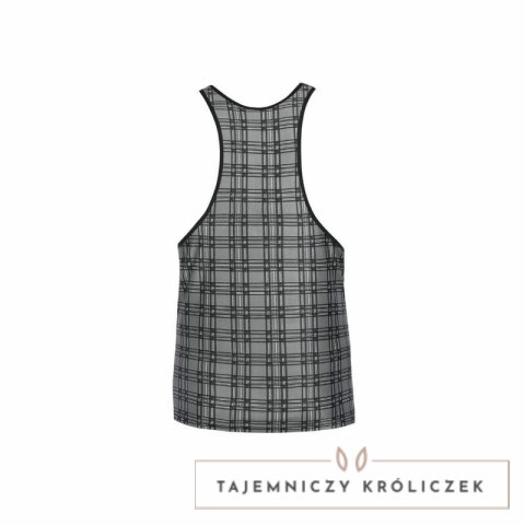Anais Men Balance Top S czarno-szara kratka bez rękawow mikrofibra ANAIS MEN