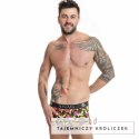 Anais Men Bokserki Bananowe S - Lycra, Sportowy Kroj, Bananowy Wzor ANAIS MEN