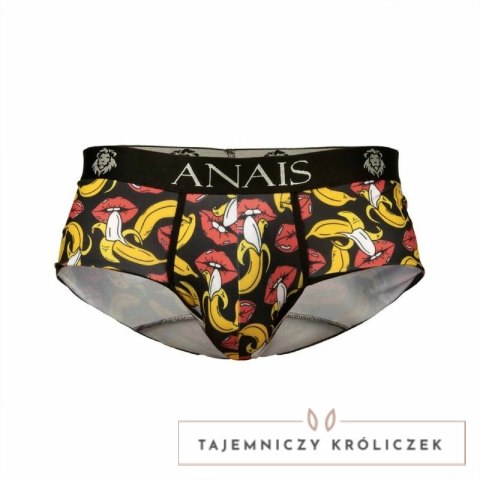 Anais Men Brief L Bananowy - Lycra, Sportowy Kroj, Banany ANAIS MEN