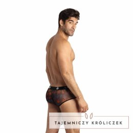 Anais Men CHILL Bokserki S Czarne z Kolorowym Nadrukiem Sportowy Kroj ANAIS MEN