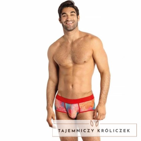 Anais Men Falcon Boxer Brief S bananowy wzor, lycra, komfortowy pas ANAIS MEN