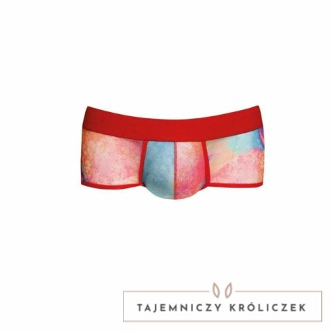 Anais Men Falcon Boxer Brief S bananowy wzor, lycra, komfortowy pas ANAIS MEN