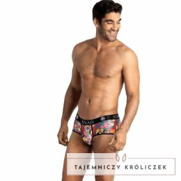 Anais Men Komiks Krotki XL - Sportowe Figi z Kolorowym Nadrukiem ANAIS MEN