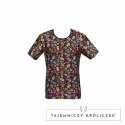 Anais Men Meksyk T-shirt S modalowy z motywem kwiatow i czaszek ANAIS MEN