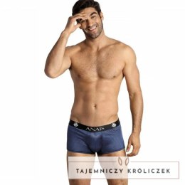Anais Men Naval Boxer S - sportowe bokserki, czarno-granatowe paski ANAIS MEN