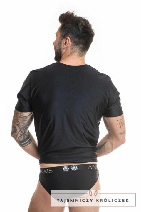 Anais Men T-shirt z mikrofibry czarny XL - dopasowany kroj, oddychający ANAIS MEN