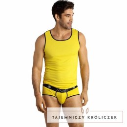 Anais Men Tokio Top L żołty - bezrękawnik, nowoczesny fason ANAIS MEN