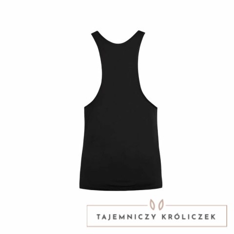 Anais Men Top Linowy M Czarny Mikrofibra Bez Rękawow Dopasowany ANAIS MEN