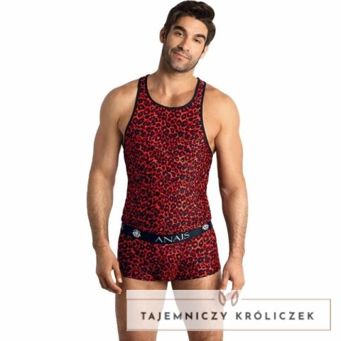 Anais Men Top Tribal XL czerwona mikrofibra bez rękawow ANAIS MEN