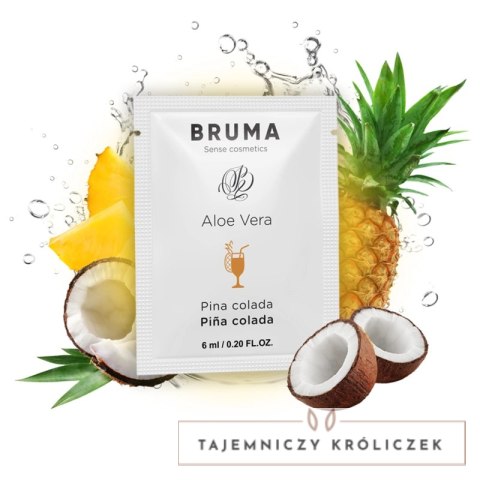 BRUMA Aloe Vera Gel Sliding Pina Colada 6ml - nawilżający żel wodny BRUMA
