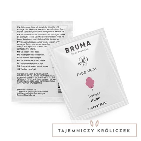 BRUMA Aloe Vera Glide żel nawilżający słodki smak 6 ml BRUMA