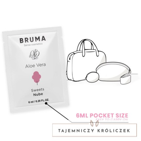 BRUMA Aloe Vera Glide żel nawilżający słodki smak 6 ml BRUMA