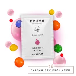 BRUMA Aloe Vera Żel nawilżający o smaku gumy balonowej 6 ml BRUMA