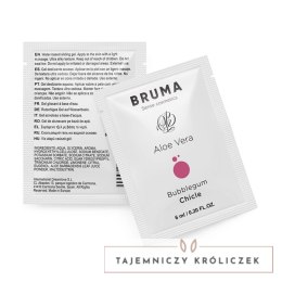 BRUMA Aloe Vera Żel nawilżający o smaku gumy balonowej 6 ml BRUMA
