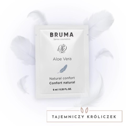 BRUMA Aloe Vera żel nawilżający intymny 6 ml - naturalny komfort BRUMA