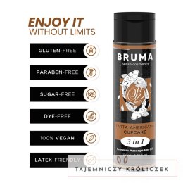 BRUMA Premium Olejek Masaż 3w1 Efekt Ciepła 100ml Bez Parabenow BRUMA