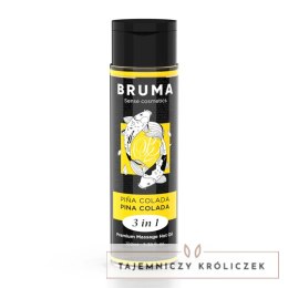 BRUMA Premium Olejek do Masażu 3w1 Pina Colada Efekt Ciepła 100ml BRUMA