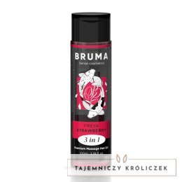 BRUMA Premium Olejek do Masażu 3w1 Truskawka Heat Effect 100ml BRUMA