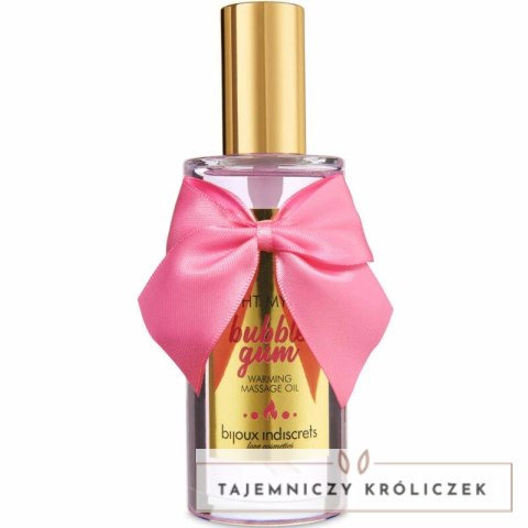 Bijoux Indiscrets Light My Fire Olejek do masażu rozgrzewający, guma balonowa 100ml BIJOUX