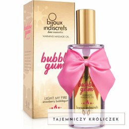 Bijoux Indiscrets Light My Fire Olejek do masażu rozgrzewający, guma balonowa 100ml BIJOUX