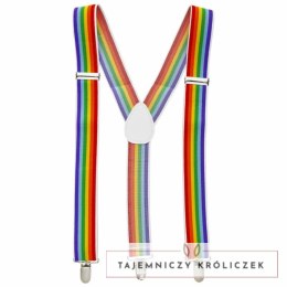 Diablo Picante PRIDE Szelki z tęczową flagą - zawieszki LGBT PRIDE