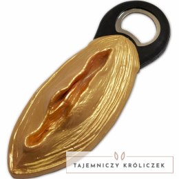 Diablo Picante otwieracz do butelek czarno-złoty pionowy design DIABLO