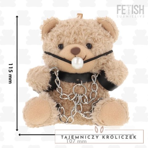Fetish Submissive Fozzie Teddy Bear Model 3 - Pluszowa Zawieszka Kolekcjonerska FETISH SUBMISSIVE