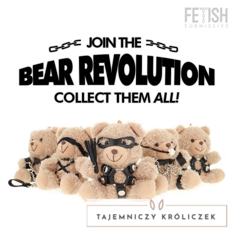 Fetish Submissive Ted Teddy Bear Model 2 - Kolekcjonerski Pluszak z Charakterem FETISH SUBMISSIVE