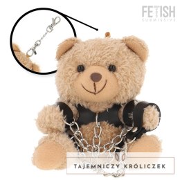 Fetish Submissive Yogi Teddy Bear - designerski miś z kolekcji z zawieszką FETISH SUBMISSIVE