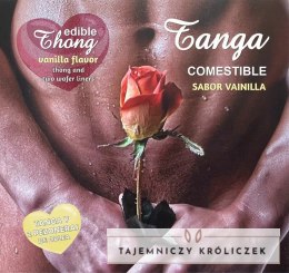 Hotflowers Stringi męskie jadalne + 2 nakładki waniliowe zestaw HOTFLOWERS