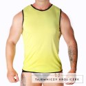 Macho T-shirt męski żołty L/XL sportowy, oddychający materiał MACHO UNDERWEAR
