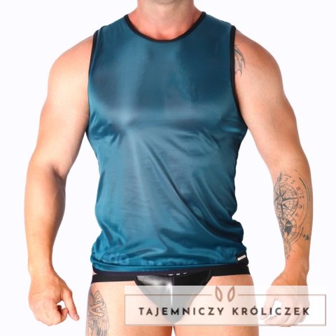 Macho T-shirt sportowy L/XL zielony - oddychający, elastyczny MACHO UNDERWEAR