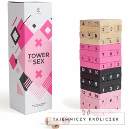 Secret Play Gra Wieża Drewniana Kolorowa 48 Elementow Multijęzyczna SECRETPLAY