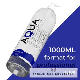 AQUA Quality Lubrykant wodny 1000 ml bezbarwny bezwonny CE AQUA QUALITY