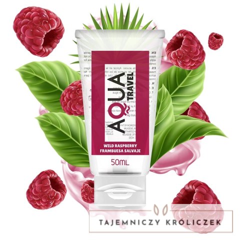 AQUA TRAVEL Lubrykant wodny Dzika Malina 50 ml kompaktowy AQUA TRAVEL