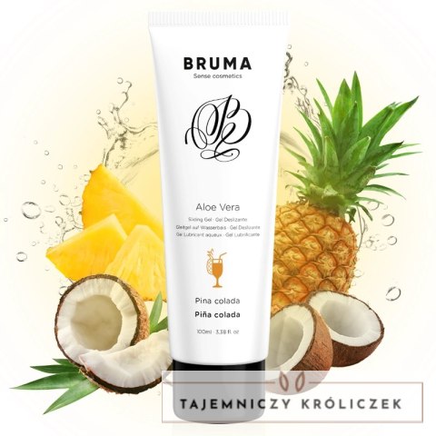 BRUMA Aloe Vera Glide Żel nawilżający Pina Colada 100ml wodny BRUMA