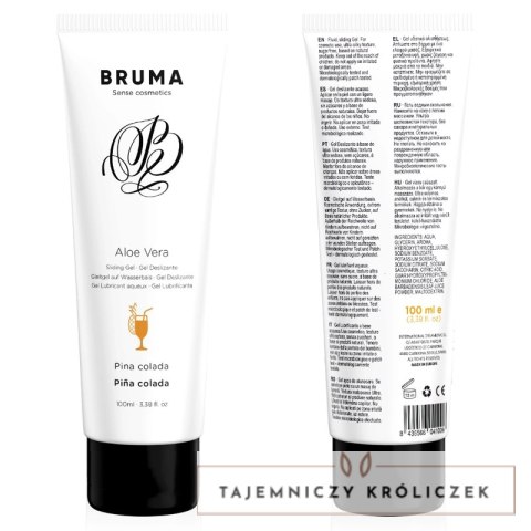 BRUMA Aloe Vera Glide Żel nawilżający Pina Colada 100ml wodny BRUMA