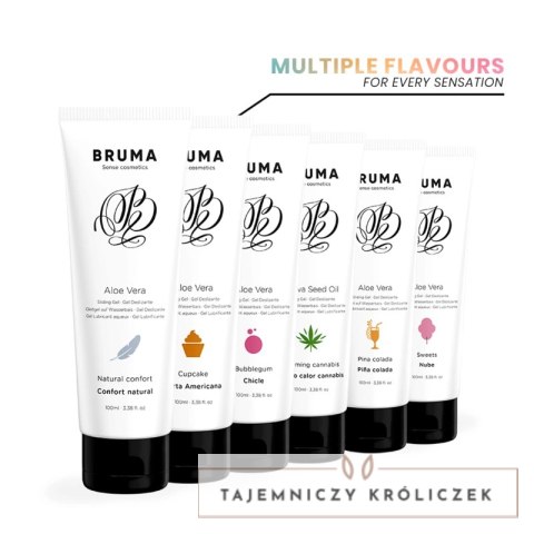 BRUMA Aloe Vera Glide Żel nawilżający Pina Colada 100ml wodny BRUMA