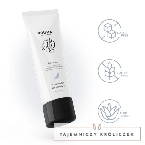 BRUMA Aloe Vera Glide żel nawilżający 100 ml - naturalny komfort BRUMA