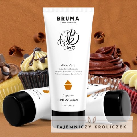 BRUMA Aloe Vera Żel nawilżający o smaku cupcake 100ml wodny BRUMA